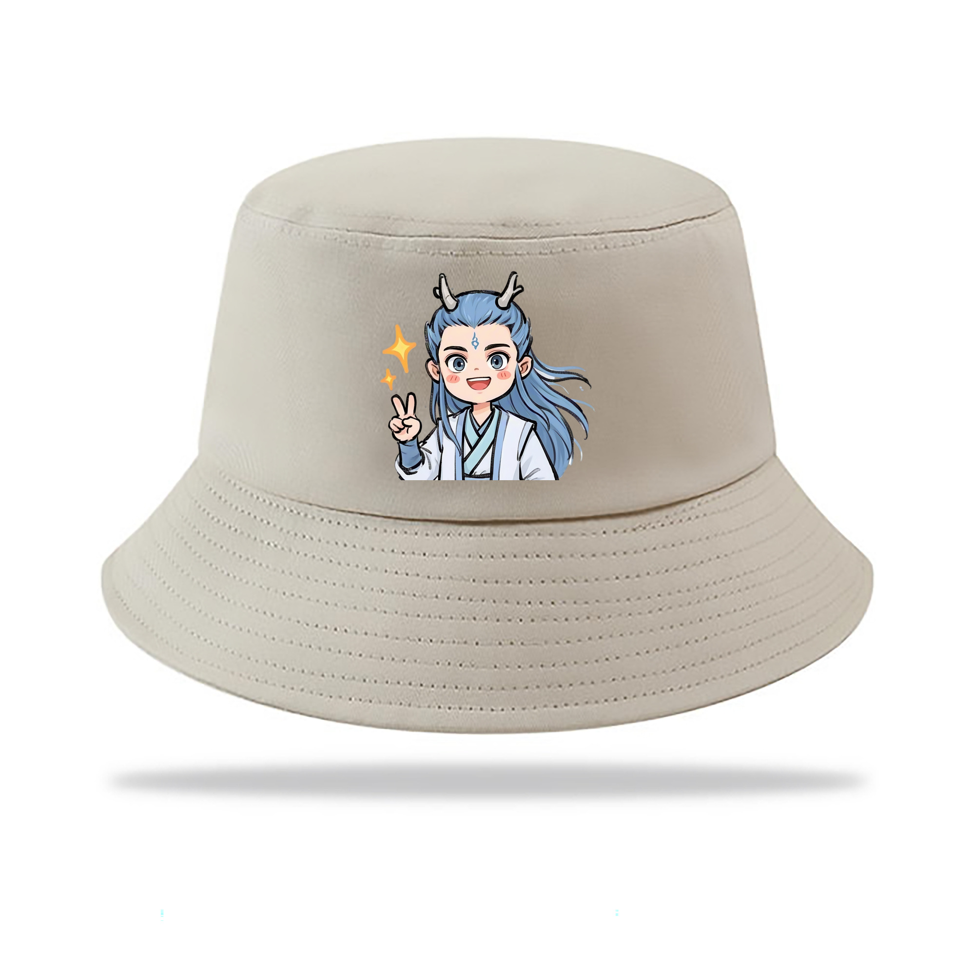 （画像用） Ne Zha 2 ナタ 魔童の大暴れ アウトドア日除けバケットハット